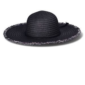 NWT Time and Tru straw fedora floppy hat.
